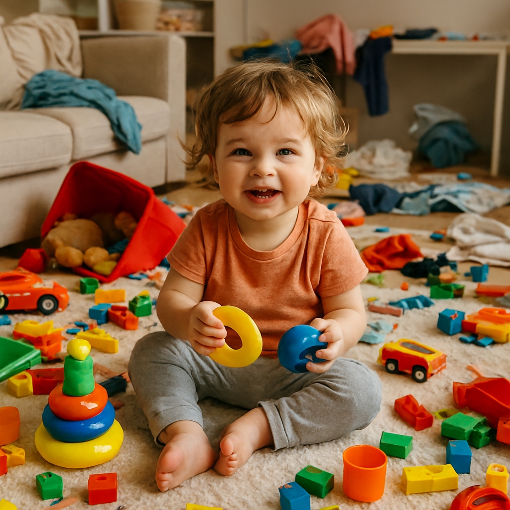 اتاق به هم ریخته کودک